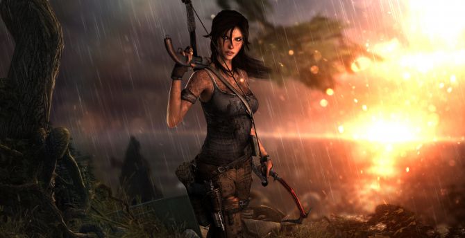 Lara Croft, Tomb Raider, game, video game, archer wallpaper