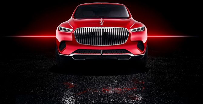Vision Mercedes-Maybach Ultimate Luxury, concept car, front, 2018 wallpaper