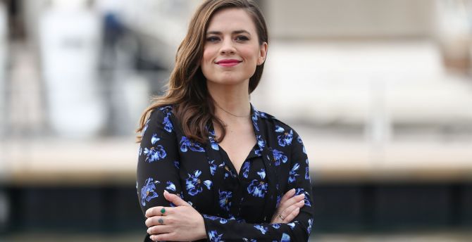 Celebrity, smile, pretty, Hayley Atwell wallpaper