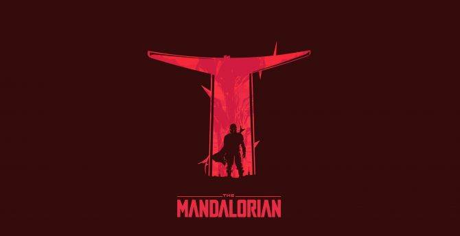 Minimal, TV Show, 2020 The Mandalorian wallpaper