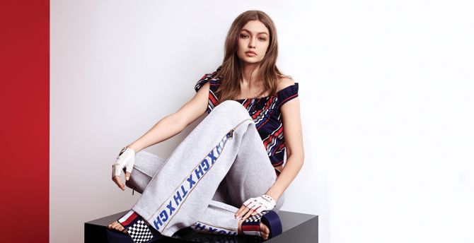 Download free Gigi Hadid Tommy Hilfiger Collection Wallpaper