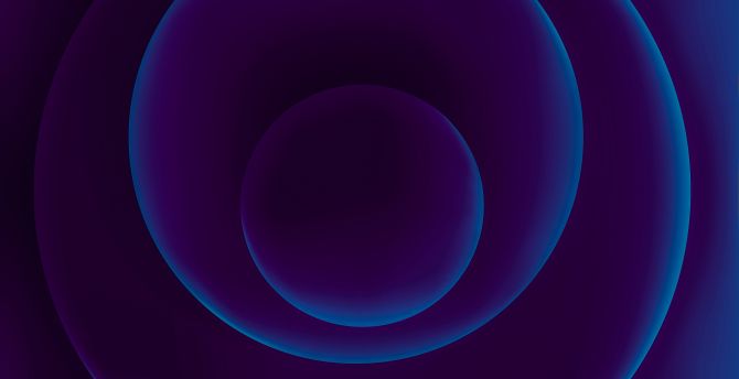 Purple balls, circles, iPhone 12, 2020 wallpaper