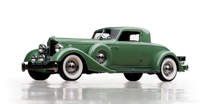 Green, 1932-1939, Packard Twelve, classic car wallpaper