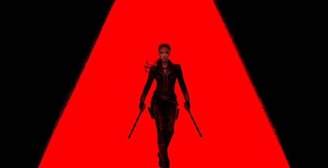 Black Widow, movie, minimal, 2020 wallpaper