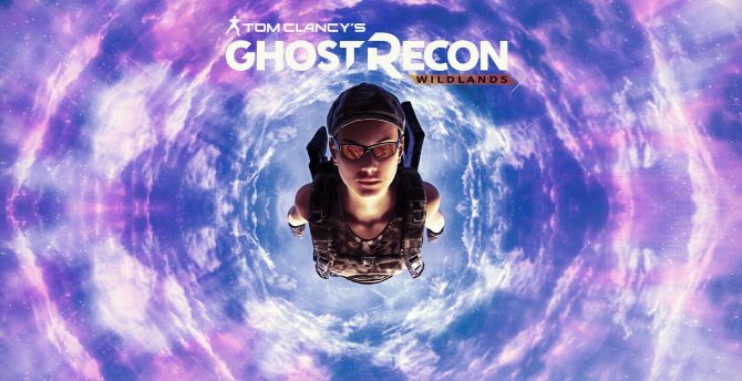 Tom Clancy's Ghost Recon: Wildlands, skydiving, game wallpaper