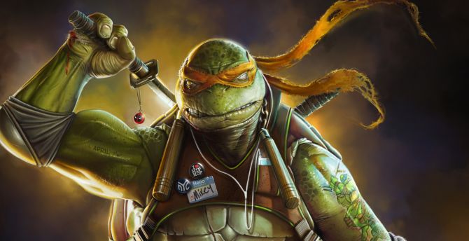 Teenage Mutant Ninja Turtles, Turtles, superhero, art wallpaper