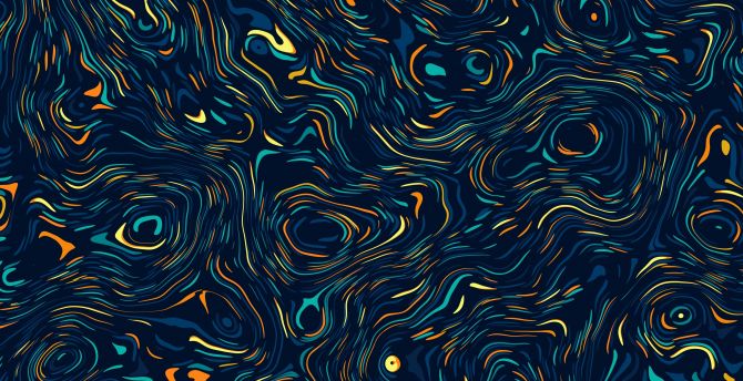 Blue Stylus, abstract, black, blue swirl, HD phone wallpaper