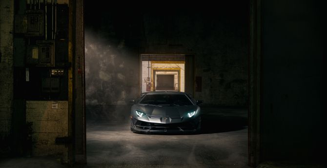 Lamborghini Aventador SVJ, sport car, 2022 wallpaper