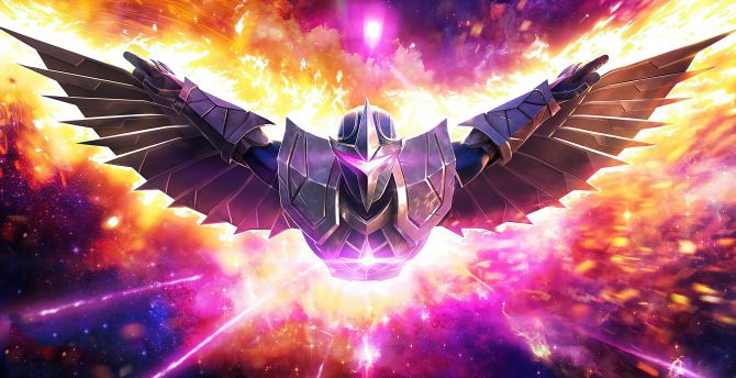 Falcon, flight, Marvel: Contest of Champions, game wallpaper