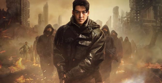 Kim Woo-bin, Black Knight, sci-fi tv show, 2023 wallpaper