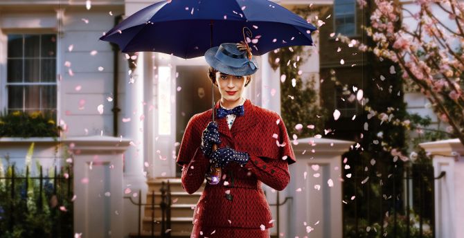Mary Poppins Returns, Emily Blunt wallpaper