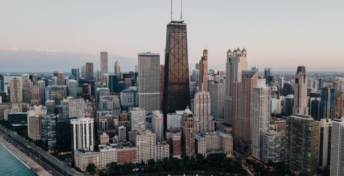 Chicago, city, skyscrapers, buildings wallpaper