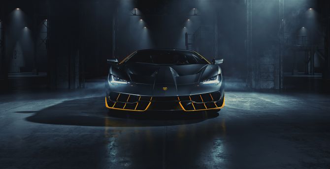Lamborghini centenario, front-view ...