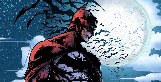 Comics hero, CD, bats and Batman wallpaper