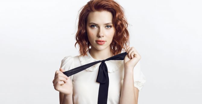 Scarlett Johansson, redhead, 2020 wallpaper
