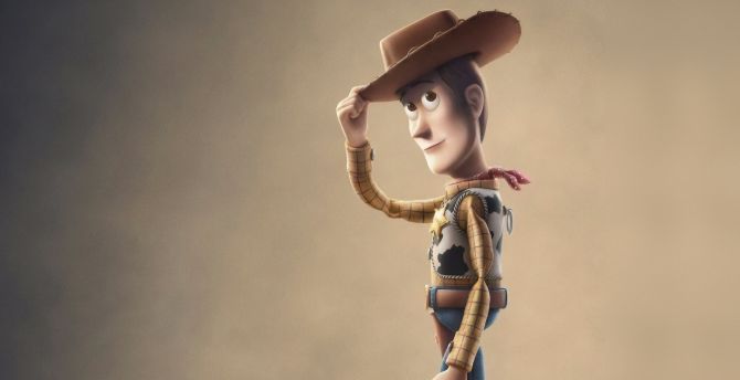 Toy story 4, Woody, animation movie, pixar wallpaper