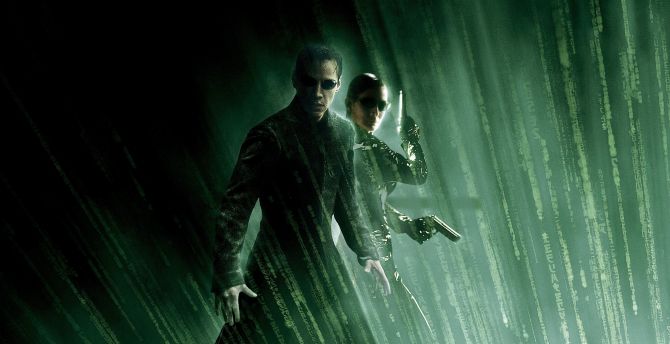 Matrix Trilogy, movie wallpaper