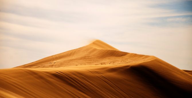 Dunes, sand, desert, landscape, nature wallpaper