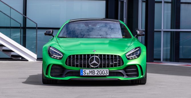 Mercedes-AMG GT R, green, 2019 wallpaper