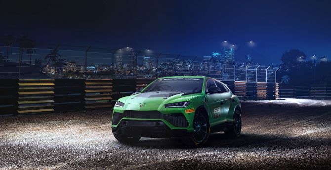 Racing suv, 2018 Lamborghini Urus ST-X Concept wallpaper