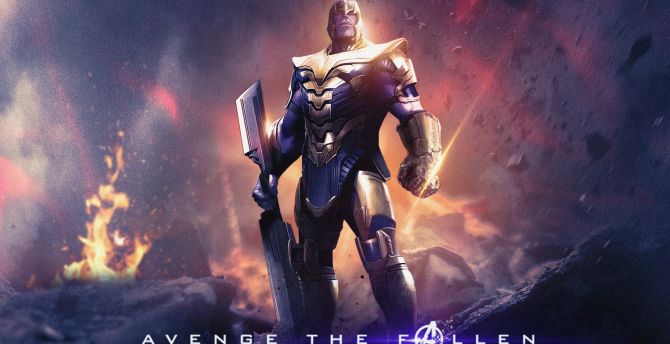 Thanos, Avengers: Endgame, villain wallpaper