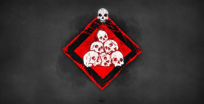 Skulls, video game, artwork, Dead by Daylight wallpaper