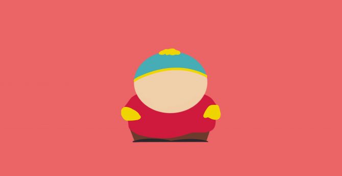Eric Cartman, south park, tv show, minimal wallpaper