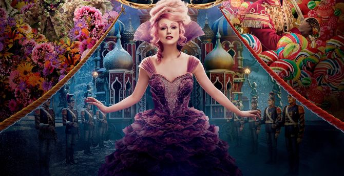 Movie, makeup, fairy, Keira Knightley, The Nutcracker and The Four Realms wallpaper