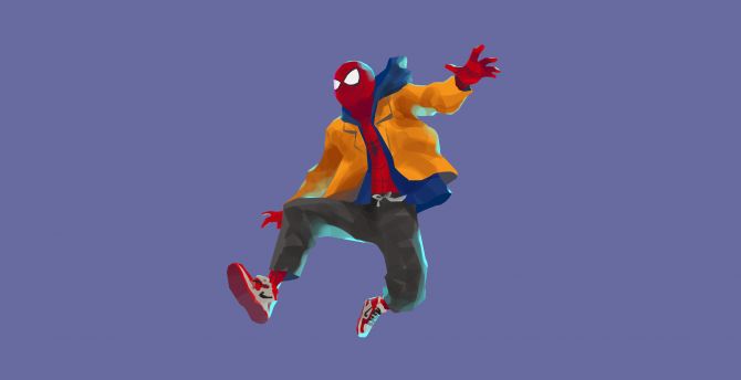 Desktop Wallpaper Spider Man Into The Spider Verse Spider