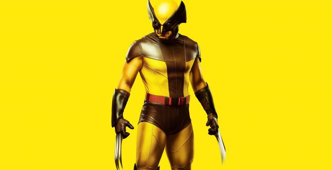 Wolverine, yellow costume, x men 2023 wallpaper