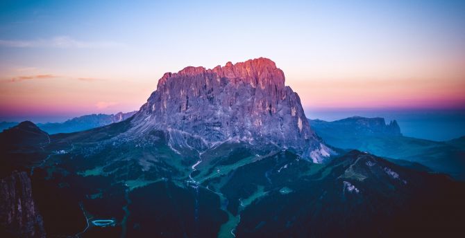 Mountain's peak, rocks, south Tyrol, Italy, nature wallpaper