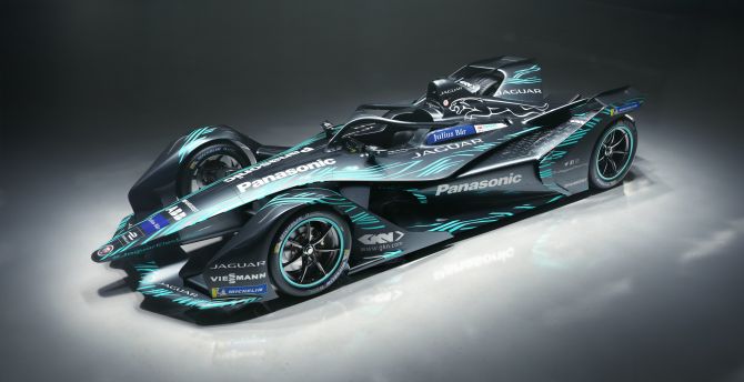 2018, Jaguar I-Type 3, Electric race car, Formula one wallpaper