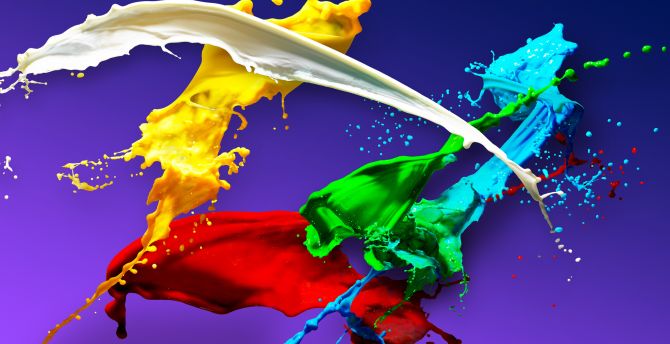 Colors splashes, colorful wallpaper