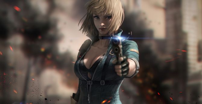 Crossfire: Warzone - Strategy War Game, video game, girl character wallpaper