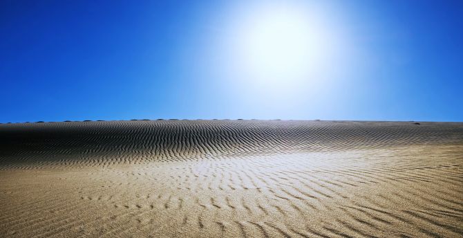Sahara, sunny day, desert, landscape wallpaper