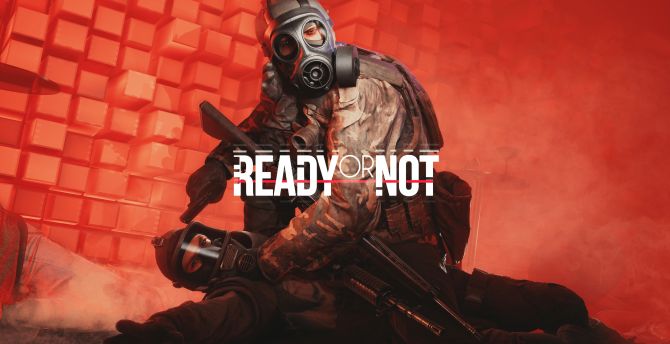 Ready or not, soldiers, video game, masks wallpaper