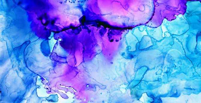 Purple-blue, abstraction art, texture wallpaper