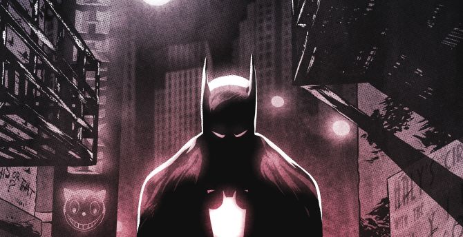 Batman, digital art, dark wallpaper