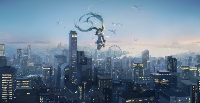 Anime city, Anime scenery, Anime wallpaper