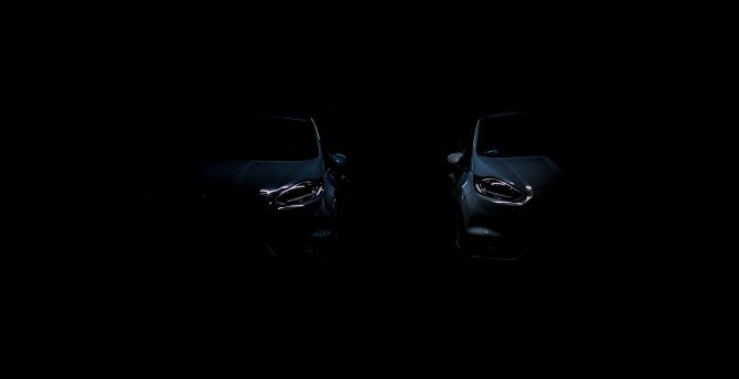 2018 Ford Fiesta ST, cars, dark wallpaper