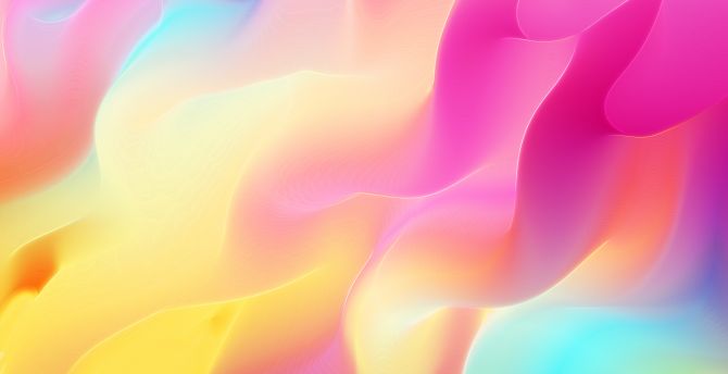 Fluidic, gradient, smooth & colorful wallpaper