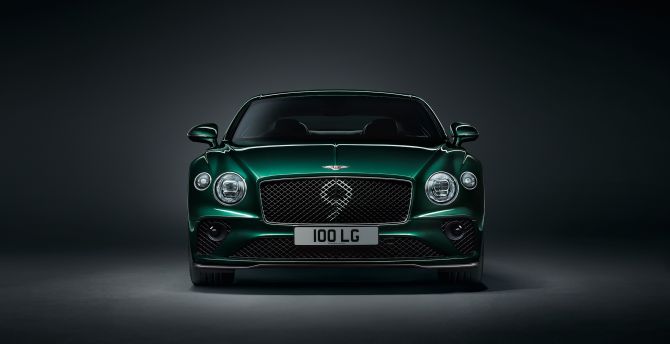 Bentley Continental GT, Number 9 edition, green, front wallpaper