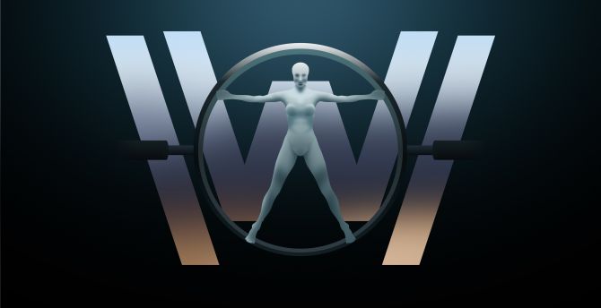 Westworld, TV show, logo, digital art wallpaper