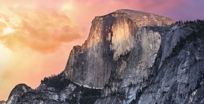 Half dome, Yosemite Valley, national park, mountains wallpaper