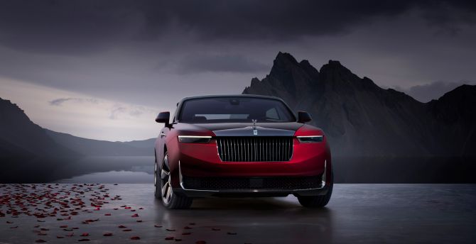 Rolls-Royce La Rose Noire Droptail, luxury car, 2023 wallpaper
