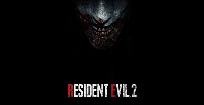 Zombie, dark, poster, video game, Resident Evil 2 wallpaper