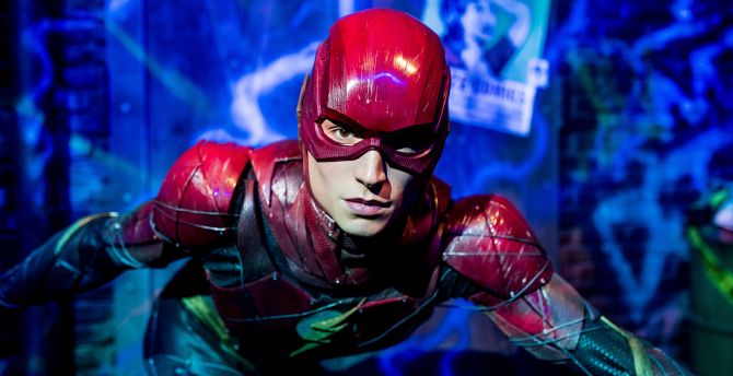 Ezra Miller, Flash, superhero, movie, 2017 wallpaper