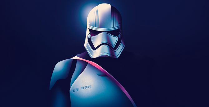 stormtrooper, star wars, digital art