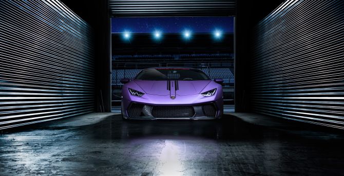 Purple car, Lamborghini Huracan Aerokit wallpaper