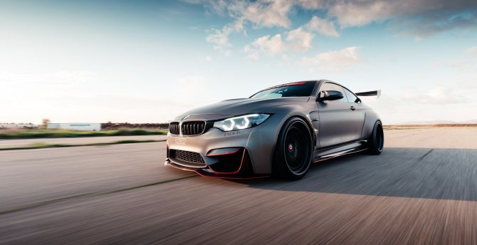 BMW M4, on-road, luxurious car wallpaper